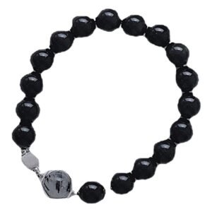 Rainbow Eye Obsidian Bracelet for Men and Women Couple Bracelet Design Black Hair Crystal Commemorative Birthday Gift Light Luxury Couple