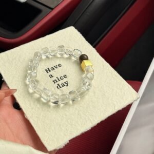 Clear Quartz Bracelet | Crisp Clarity for Quiet Moments | AetherFate