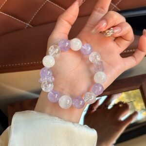 Amethyst Bracelet | Soft Violet Dreams Across the Wrist | AetherFate