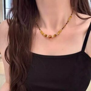 Tiger’s Eye Necklace | A Golden Fortune Close to the Heart | AetherFate