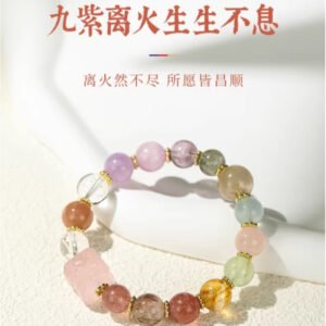 Amethyst Bracelet | Nine Shades of Deep Violet Mystery | AetherFate