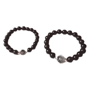 Black Obsidian Bracelet | Subtle Shimmer in Quiet Darkness | AetherFate