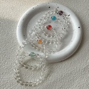 Your Quiet Window of Light, One Wrist at a Time. | Clear Quartz Bracelet by AetherFate