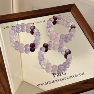 Amethyst Bracelet | A Taro Dream of Violet and Pink | AetherFate