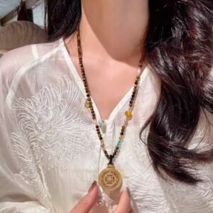 Tiger Eye Necklace | A Quiet Compass Close to the Heart | AetherFate
