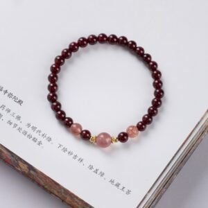 Quiet Depth | Garnet Bracelet | AetherFate