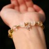 Citrine and Moonstone Bead Bracelet – view 4