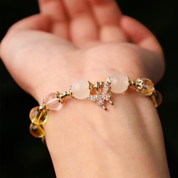 Citrine and Moonstone Bead Bracelet – view 4