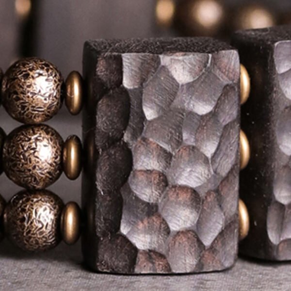 Through the Workday — Ebony and Copper Bracelet – view 5