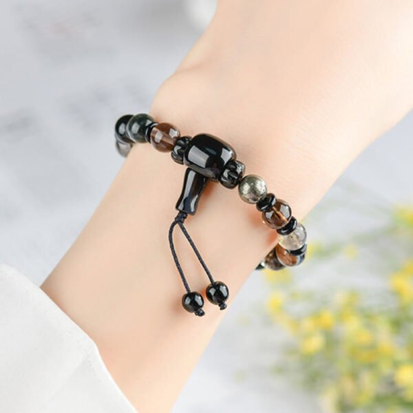 Twilight Calm with Black Obsidian Five Elements Bracelet – view 5