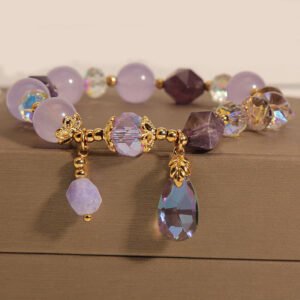 Twilight Calm with White Amethyst Bracelet