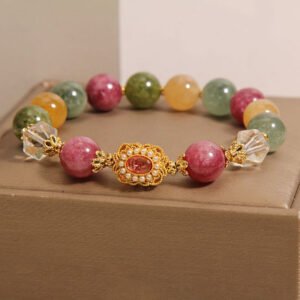 Tourmaline and Pearl Bracelet