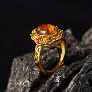 Twilight Calm with Amber Ring