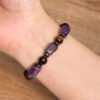Amethyst and Green Aventurine Bracelet | Your Quiet Daily Anchor for Quiet Calm – view 2