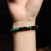 Swirling Deep Green Malachite Bracelet – view 2