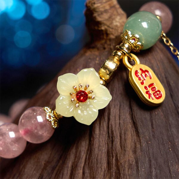 Strawberry Quartz Fu Charm – view 4