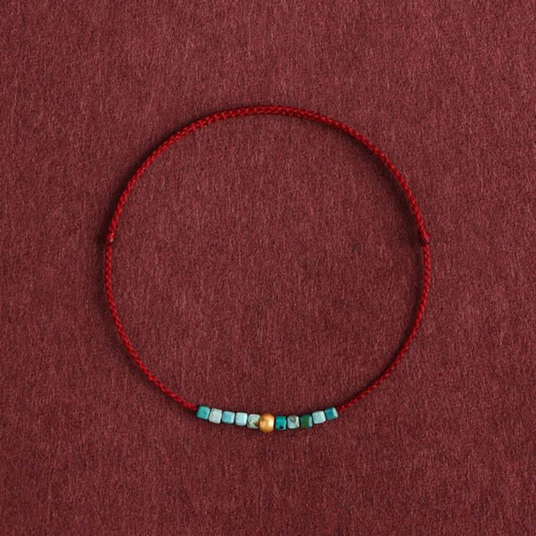 Page-Turning Pace with Turquoise Anklet