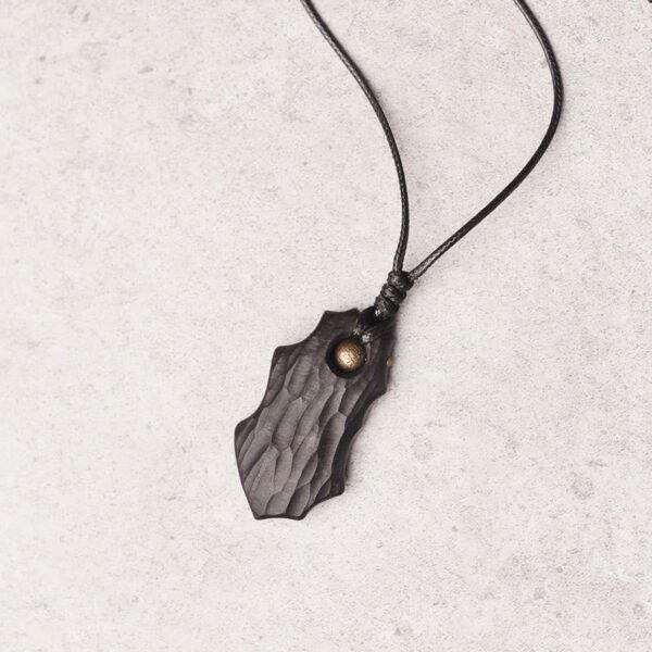 Twilight Calm with Ebony and Copper Necklace – view 3