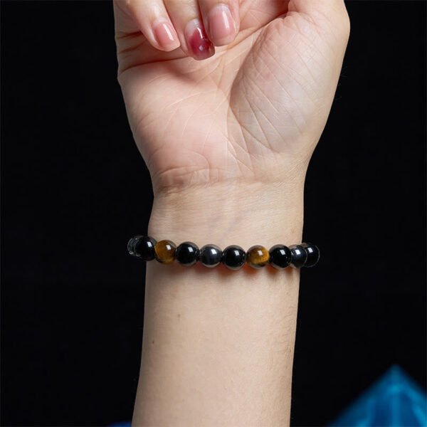 Quiet Strength, Worn Daily. Black Obsidian Bracelet – view 2