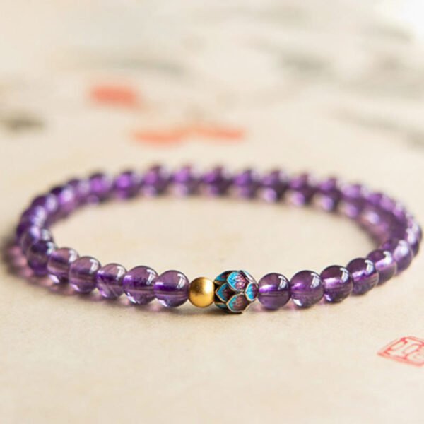 Twilight Calm with Amethyst Lotus Bracelet – view 3