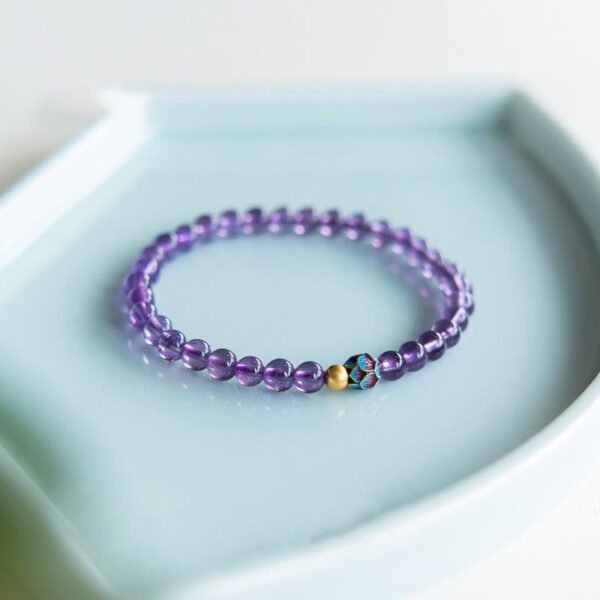 Twilight Calm with Amethyst Lotus Bracelet – view 4