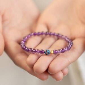 Twilight Calm with Amethyst Lotus Bracelet