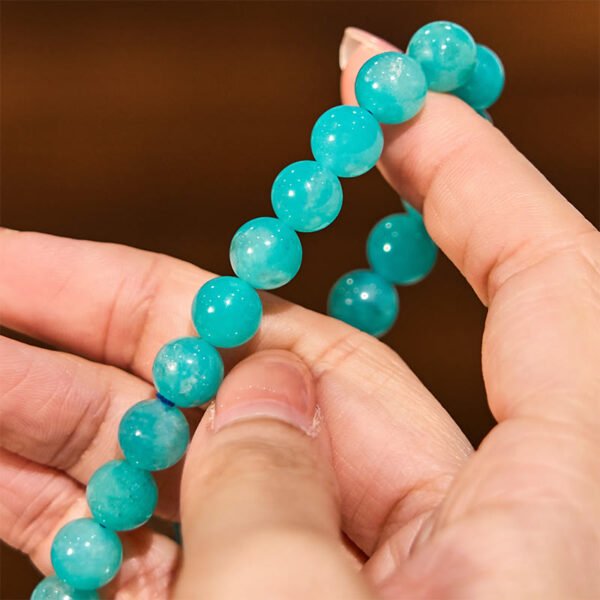 For When You Need Gentle Clarity — Amazonite Buddha Bracelet – view 8
