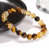 Tiger's Eye and Citrine Bracelet