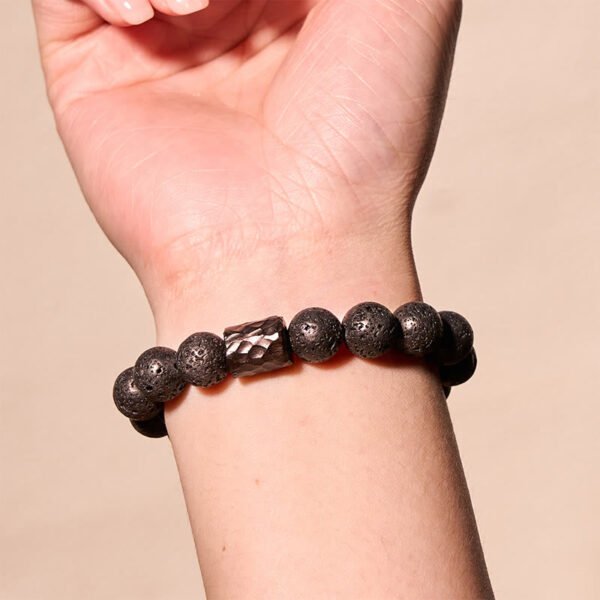 Steady Focus, Worn Daily. Tiger's Eye and Ebony Bracelet – view 2