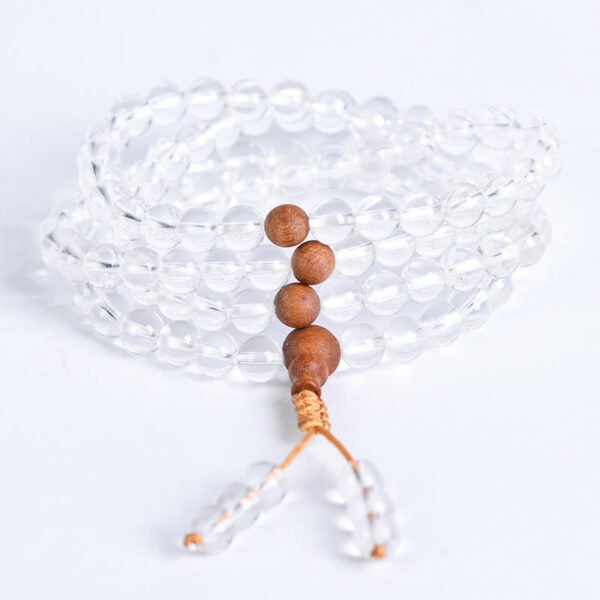 For When You Need Gentle Clarity — Clear Quartz Mala – view 4