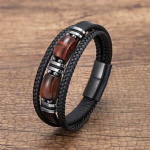 Steady Focus, Worn Daily. Red Tiger Eye Bracelet