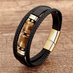 Twilight Calm with Red Tiger Eye Bracelet
