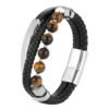Tiger's Eye Leather Bracelet | Your Quiet Daily Anchor for Steady Focus – view 7