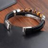Tiger's Eye Leather Bracelet | Your Quiet Daily Anchor for Steady Focus – view 4