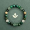 In Quiet Moments — Moss Agate Bracelet – view 6