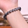 Snowflake Obsidian Bracelet | Your Quiet Daily Anchor for Quiet Strength – view 2