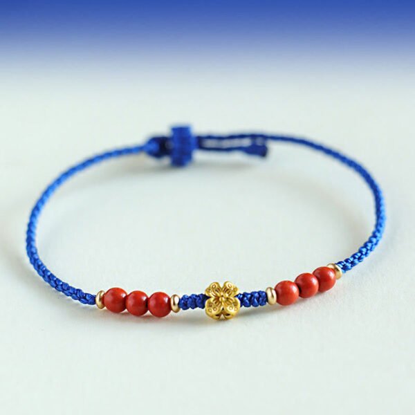 Twilight Calm with Red Agate Flower Bracelet – view 5