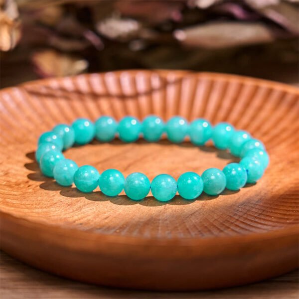 For When You Need Gentle Clarity — Amazonite Buddha Bracelet – view 4