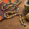 Warm Connection — Tourmaline Lotus Mala – view 6