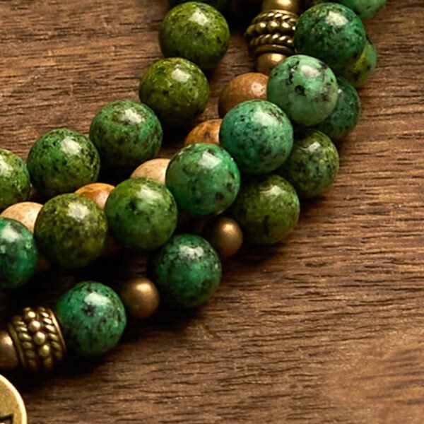 Through the Workday — Turquoise Lotus Bracelet – view 6