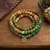 Through the Workday — Turquoise Lotus Bracelet