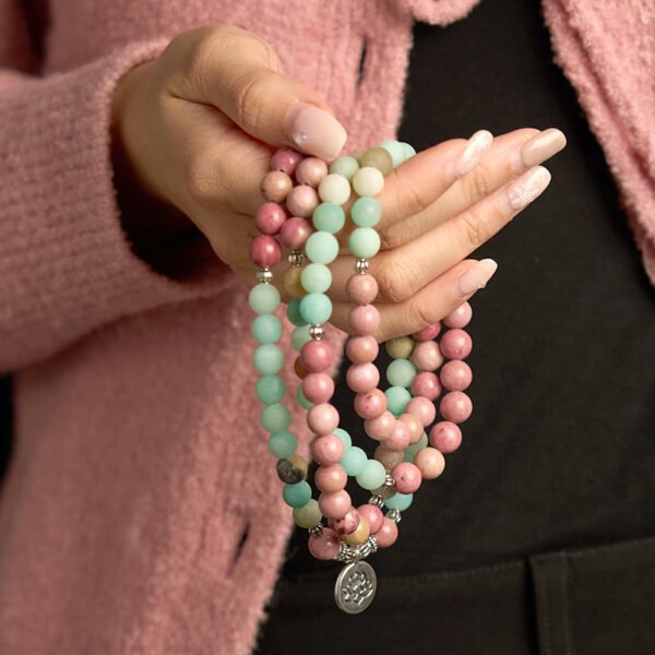 Amazonite Lotus Bracelet | Your Quiet Daily Anchor for Gentle Clarity – view 5
