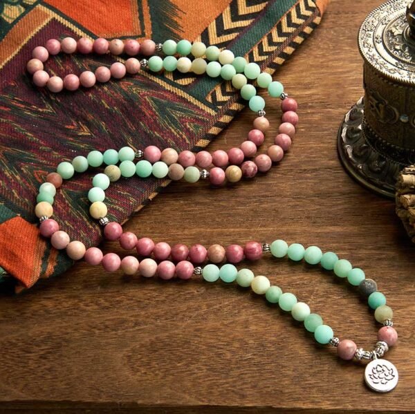 Amazonite Lotus Bracelet | Your Quiet Daily Anchor for Gentle Clarity – view 3