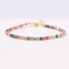 Warm Connection, Worn Daily. Tourmaline and Gold Plated Bracelet – view 2