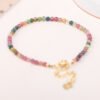 Warm Connection, Worn Daily. Tourmaline and Gold Plated Bracelet – view 3