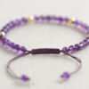 Amethyst and Gold Plated Bracelet | Your Quiet Daily Anchor for Quiet Calm – view 2