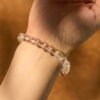 Clear Quartz and Crystal Bracelet – view 2
