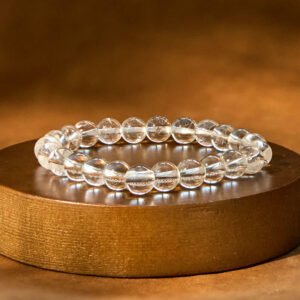 Clear Quartz and Crystal Bracelet