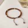 Quiet Pause with Sandalwood and Copper Bracelet – view 4