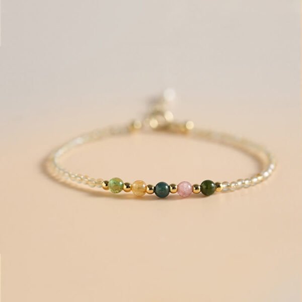 Warm Connection, Worn Daily. Tourmaline and Citrine Bracelet